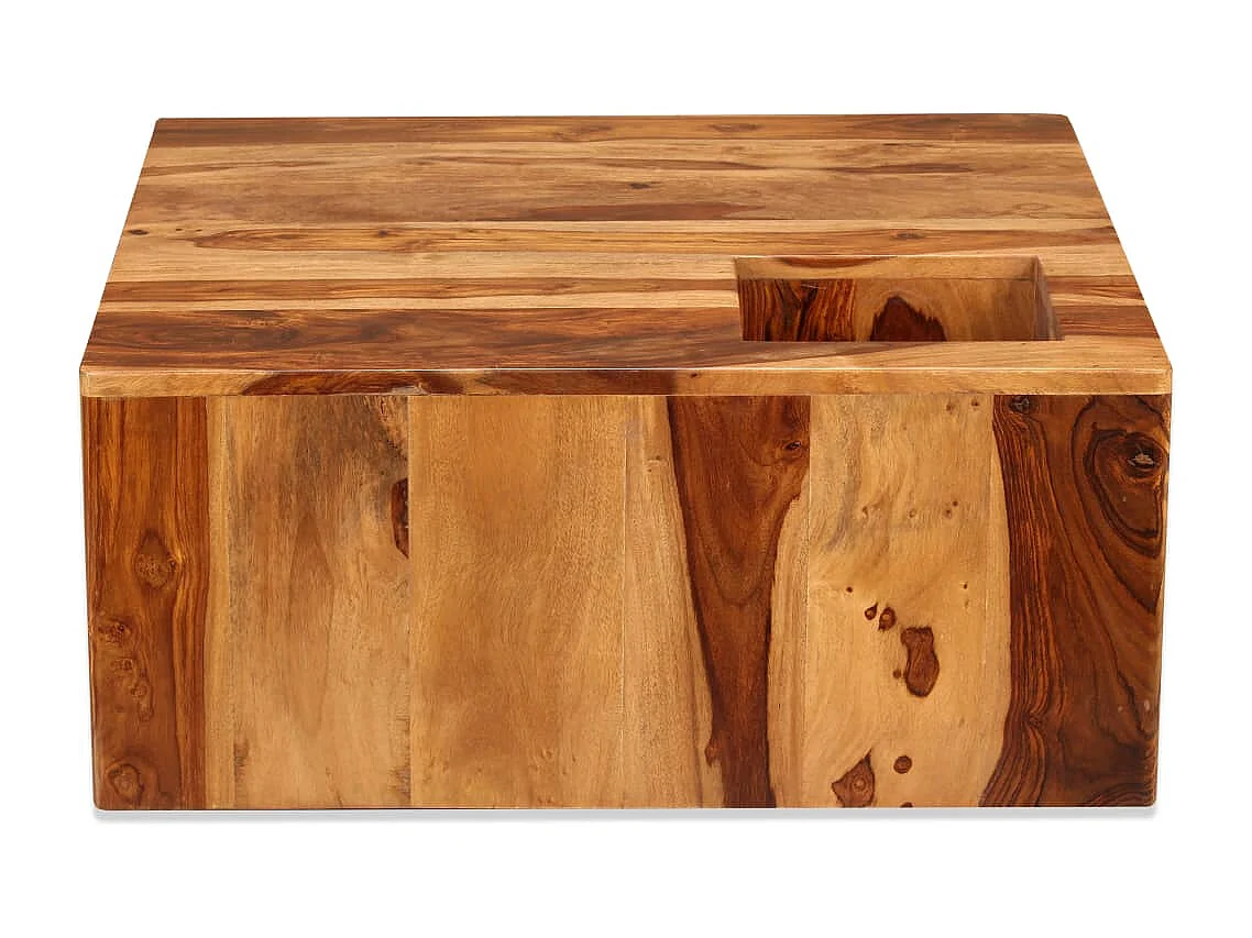 Table basse Bois massif 70x70x30 cm