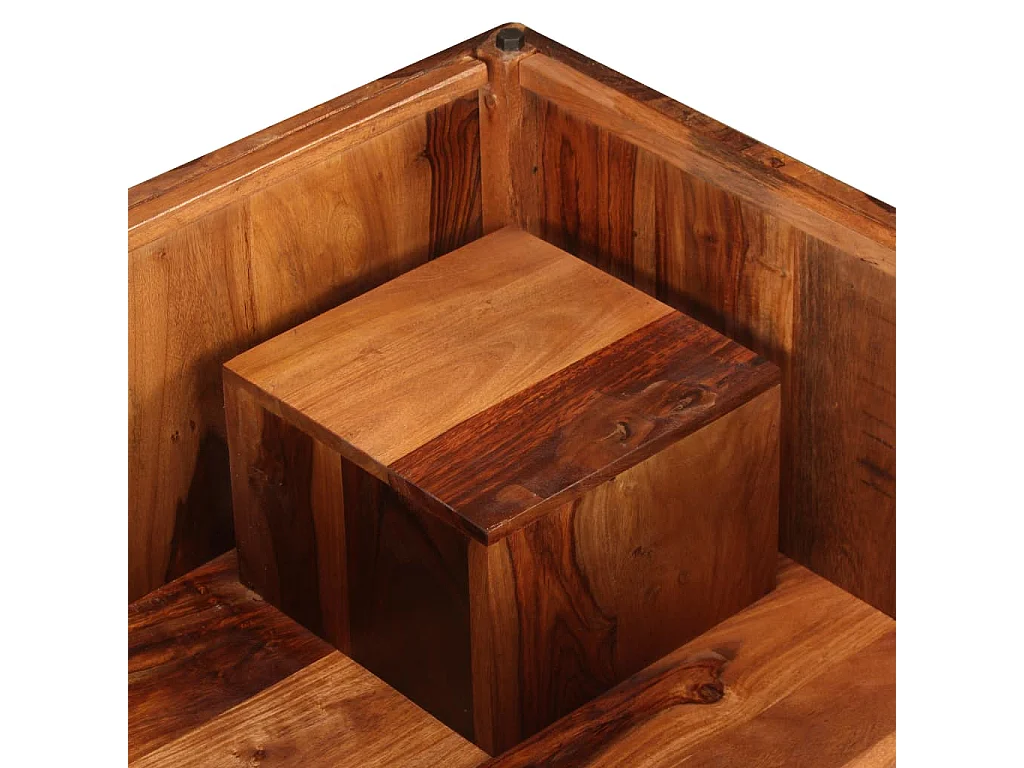 Table basse Bois massif 70x70x30 cm