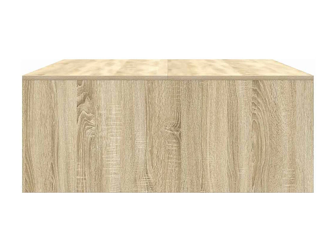 Mesa de centro com gavetas carvalho sonoma 100x100x40 cm