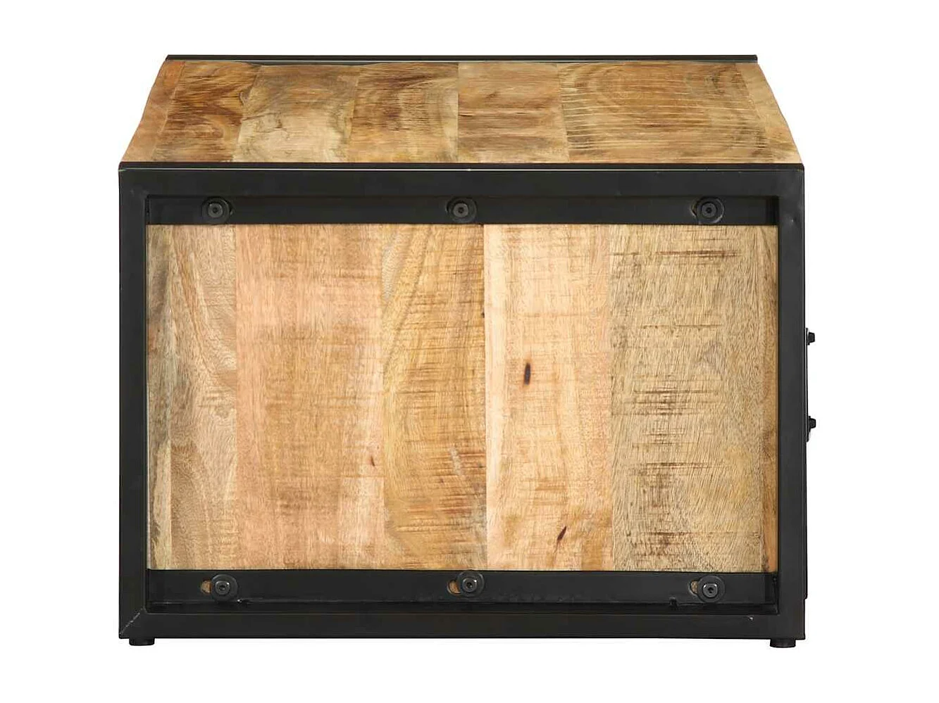 Table basse 90x50x36 cm bois de manguier massif brut