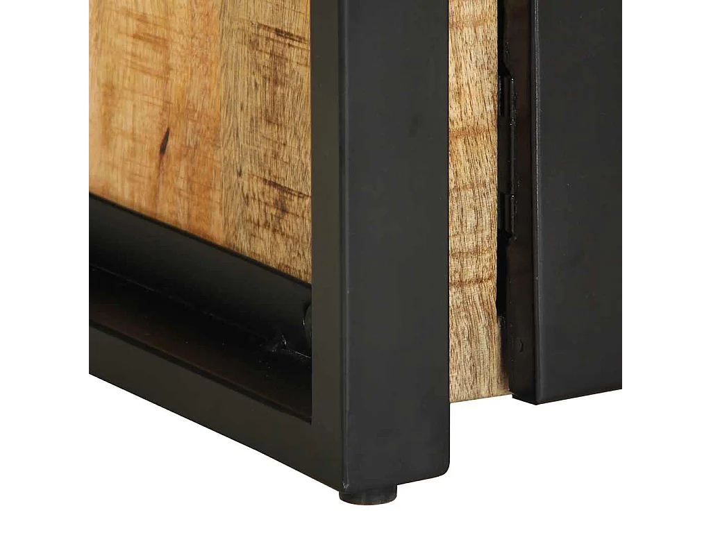 Table basse 90x50x36 cm bois de manguier massif brut