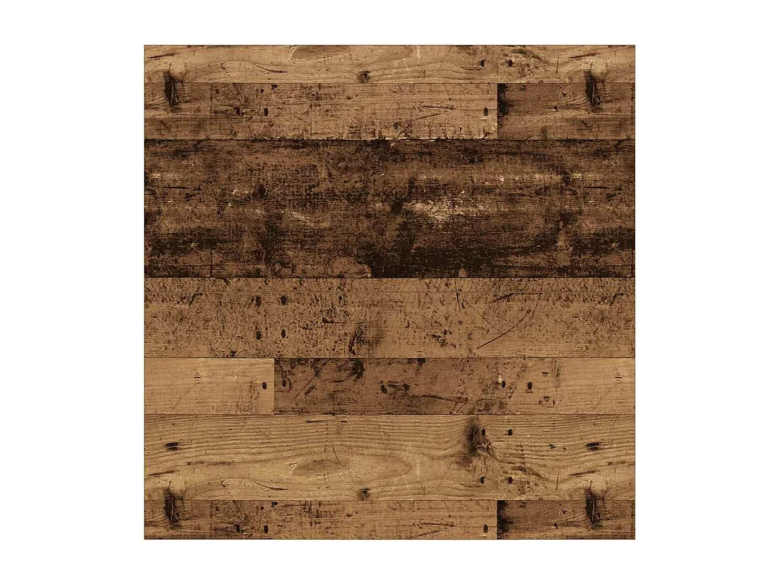 Table basse avec tiroirs vieux bois 70,5x70x40 cm