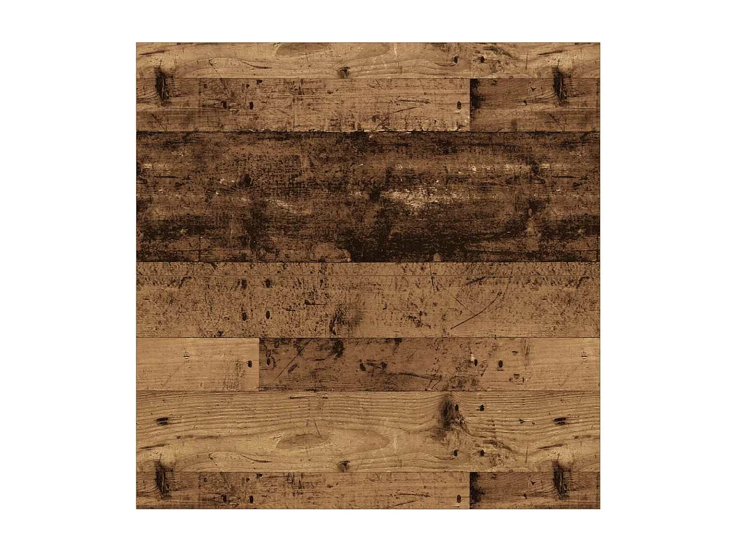 Table basse avec tiroirs vieux bois 70,5x70x40 cm