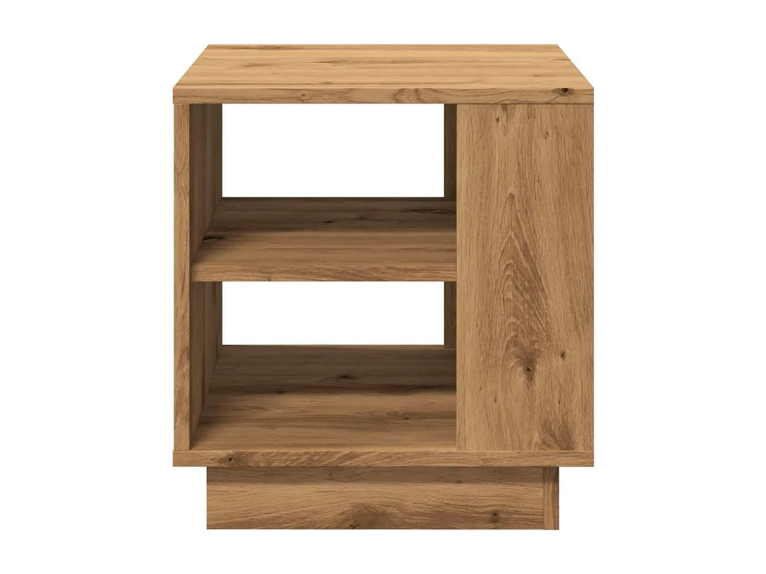 Couchtisch handgefertigt aus Eiche 40x40x43 cm Holzwerkstoff