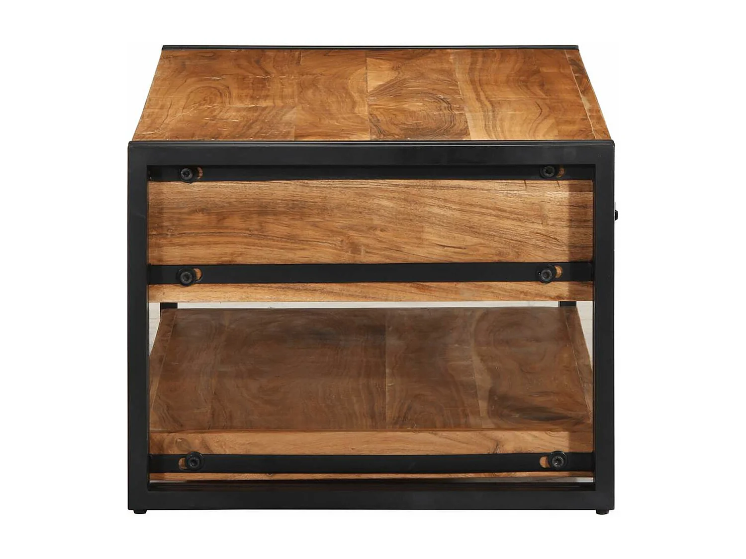 Table basse 90x50x38 cm bois massif acacia