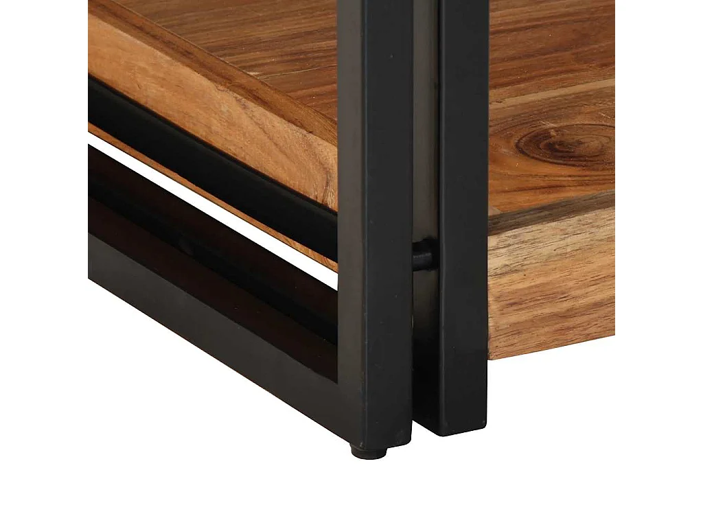 Table basse 90x50x38 cm bois massif acacia