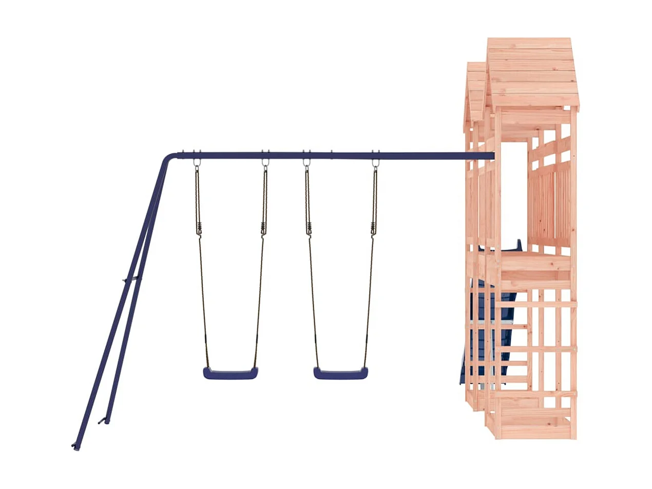 Parco giochi all'aperto in legno massello di douglas