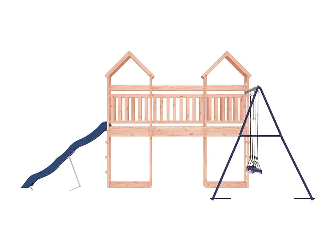 Parco giochi all'aperto in legno massello di douglas