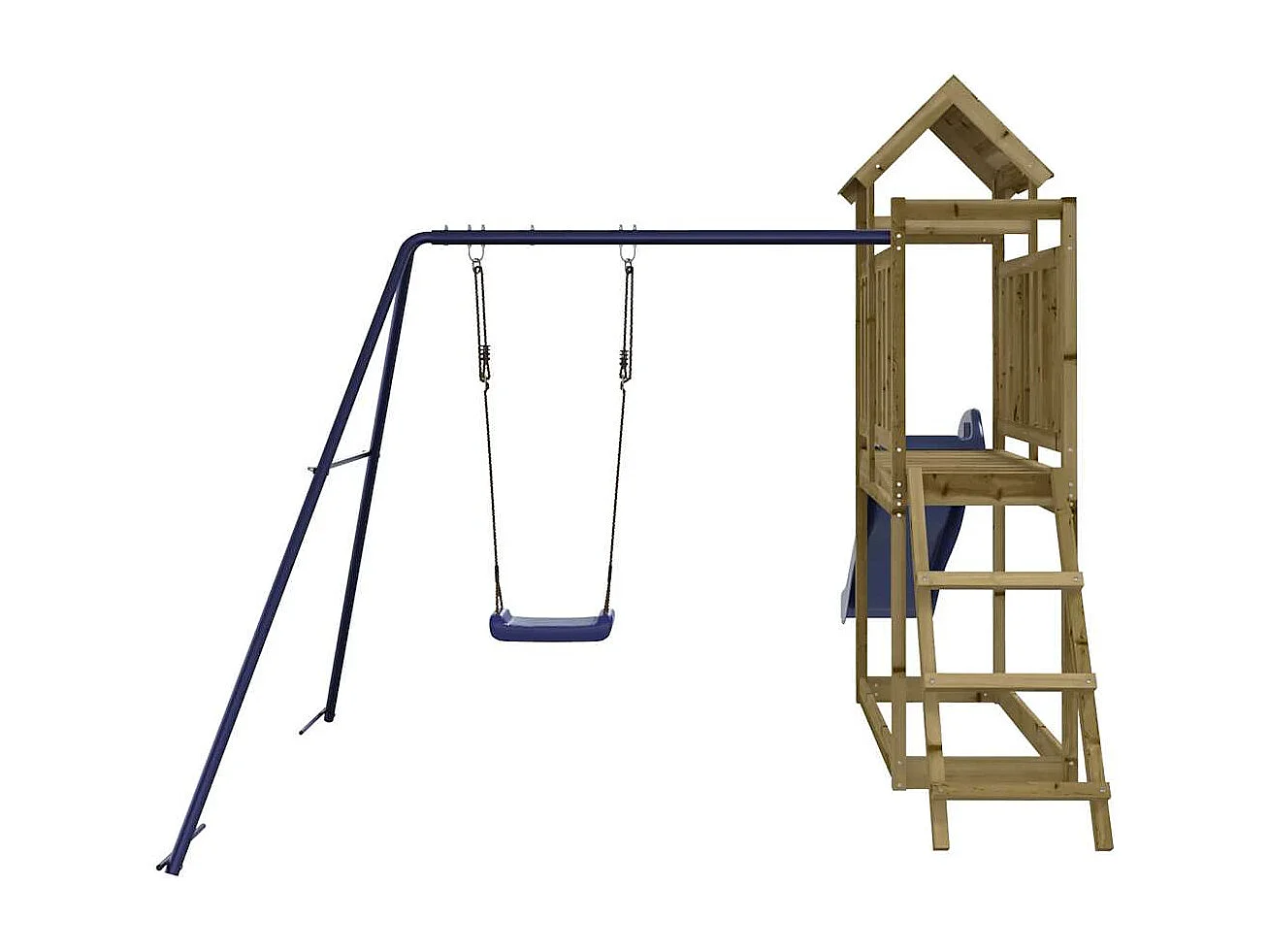 Aire de jeux d'extérieur bois de pin imprégné