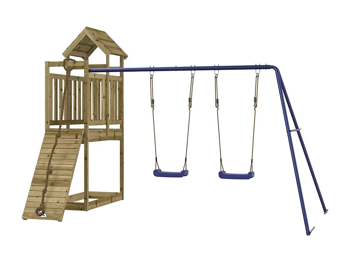 Aire de jeux d'extérieur bois de pin imprégné