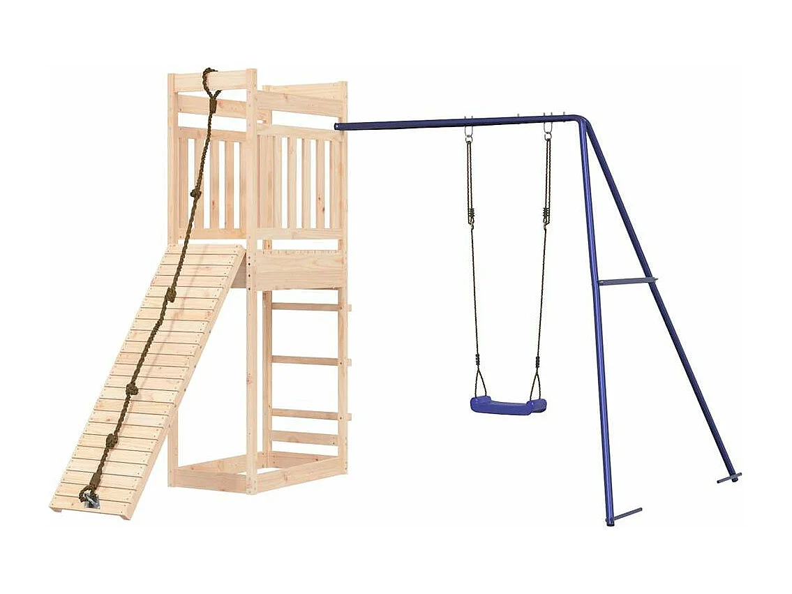 Aire de jeux d&#039;extérieur bois de pin massif