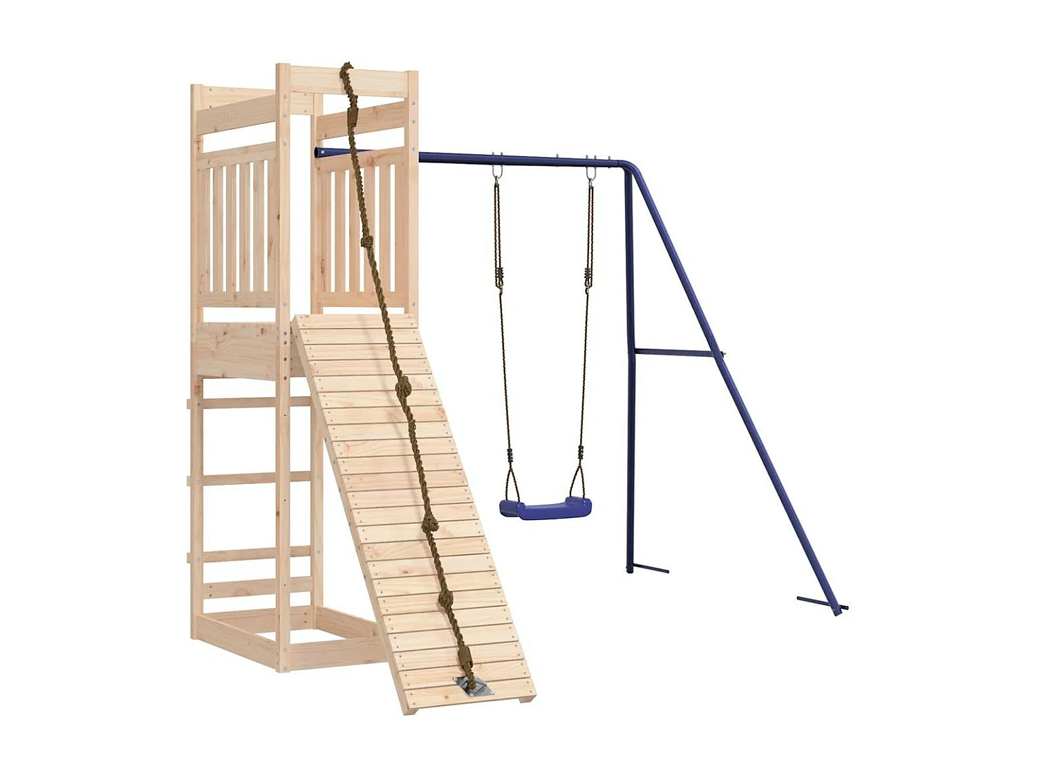 Aire de jeux d&#039;extérieur bois de pin massif