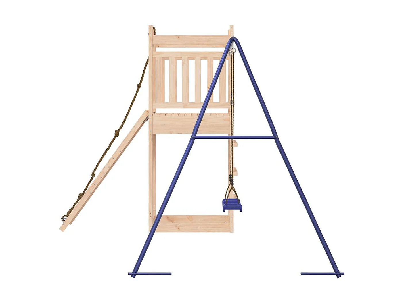 Aire de jeux d&#039;extérieur bois de pin massif