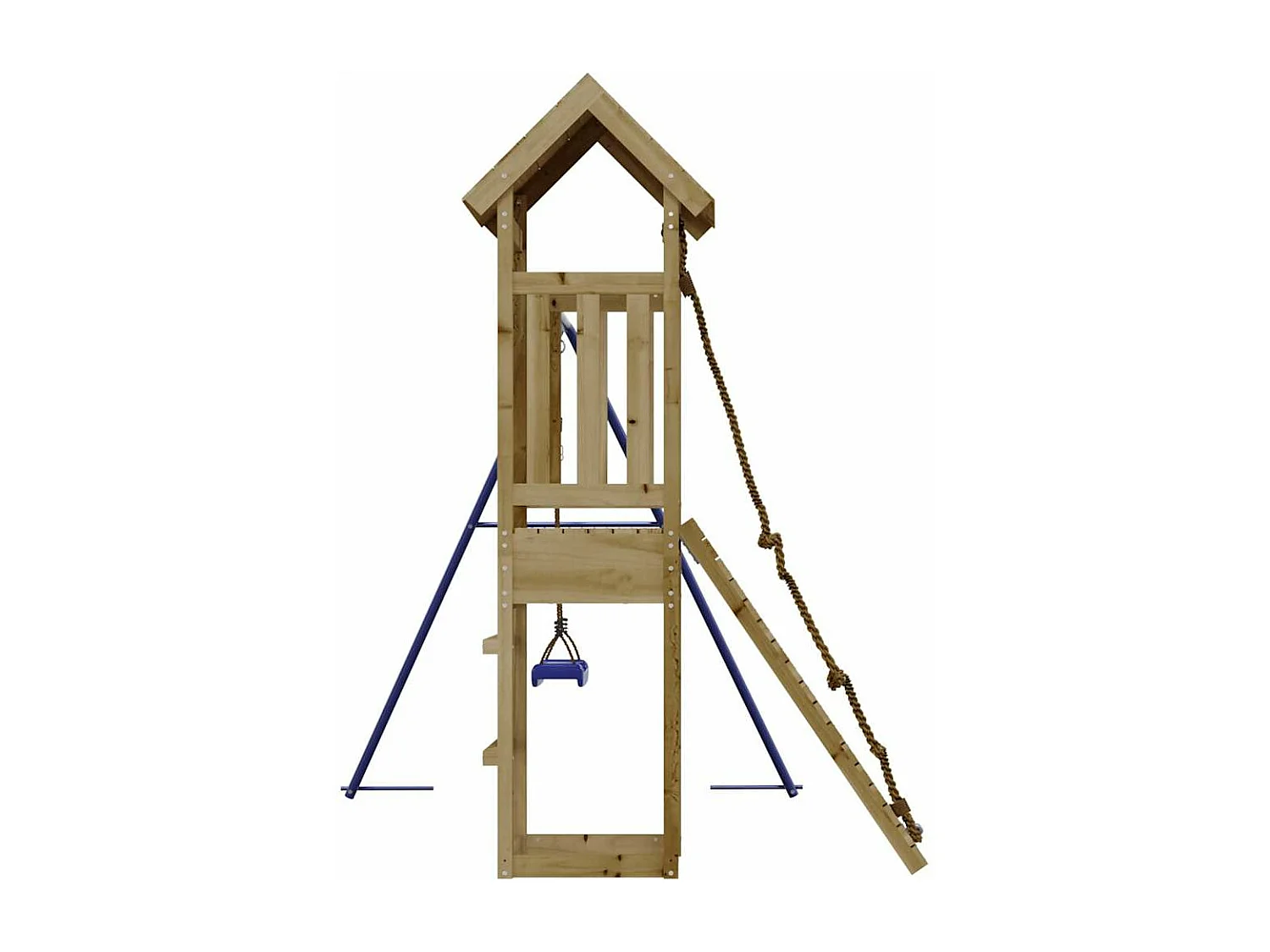 Outdoor-Spielplatz aus imprägniertem Kiefernholz