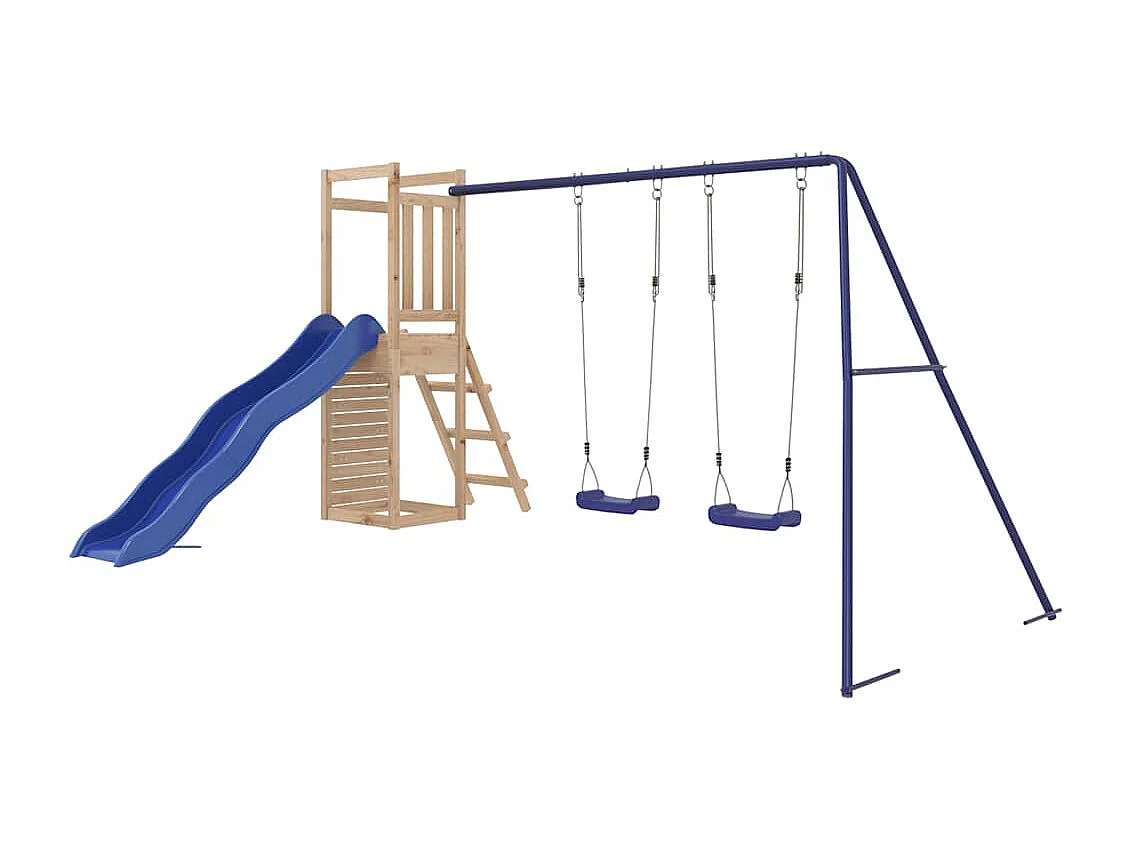 Aire de jeux d'extérieur bois de pin massif