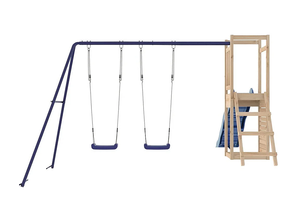 Aire de jeux d'extérieur bois de pin massif