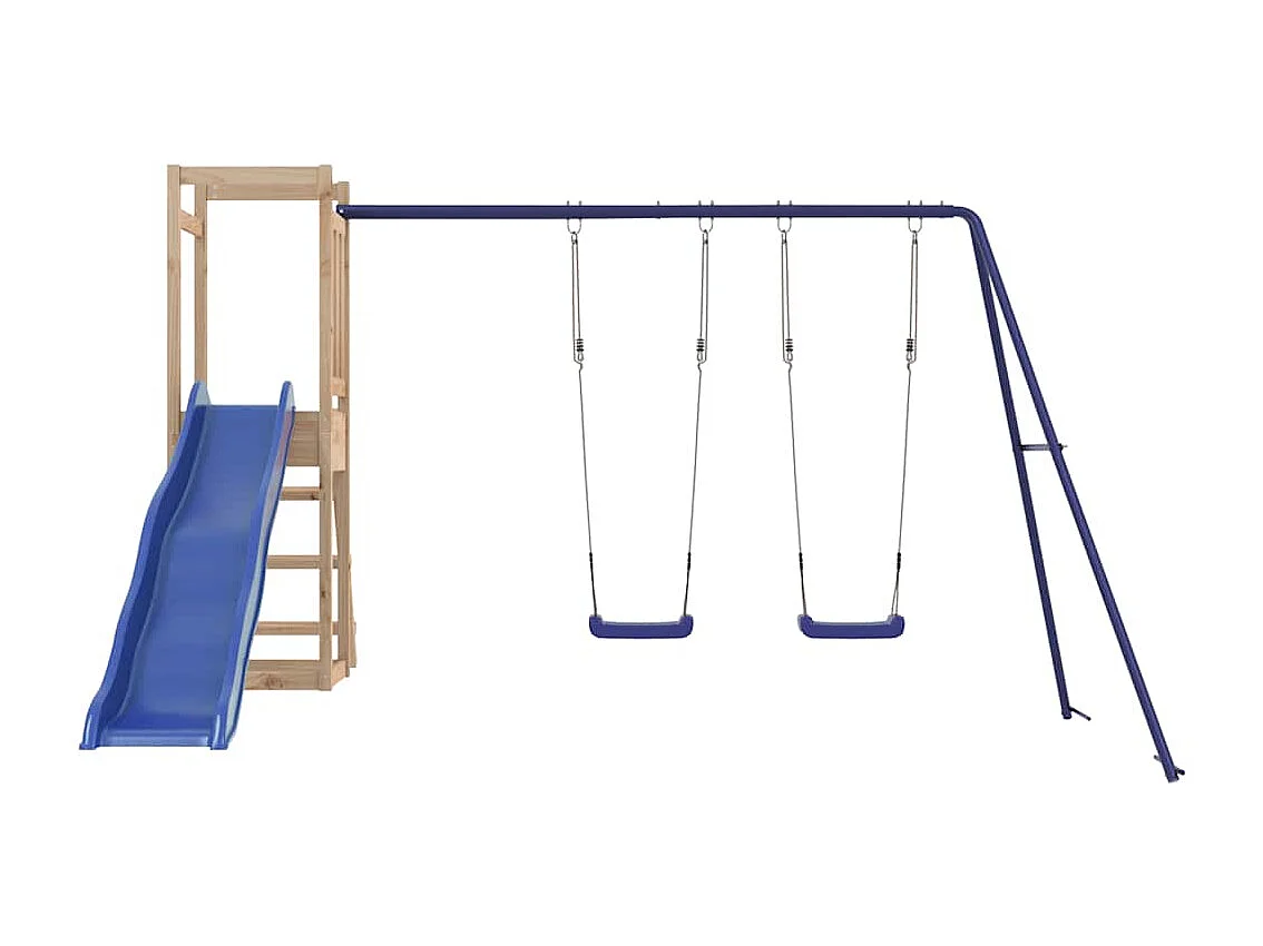 Aire de jeux d'extérieur bois de pin massif