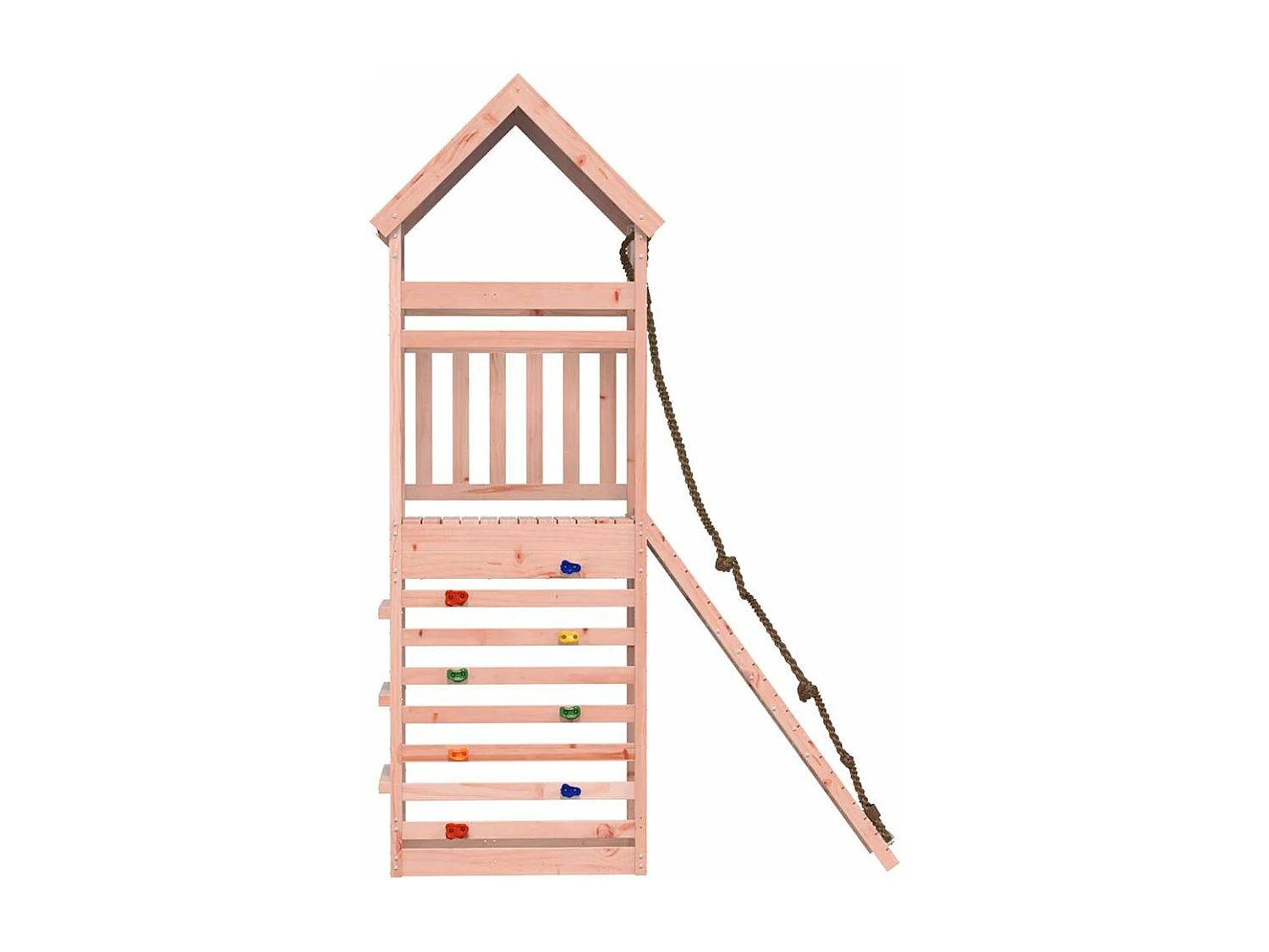 Parque infantil ao ar livre em madeira maciça Douglas