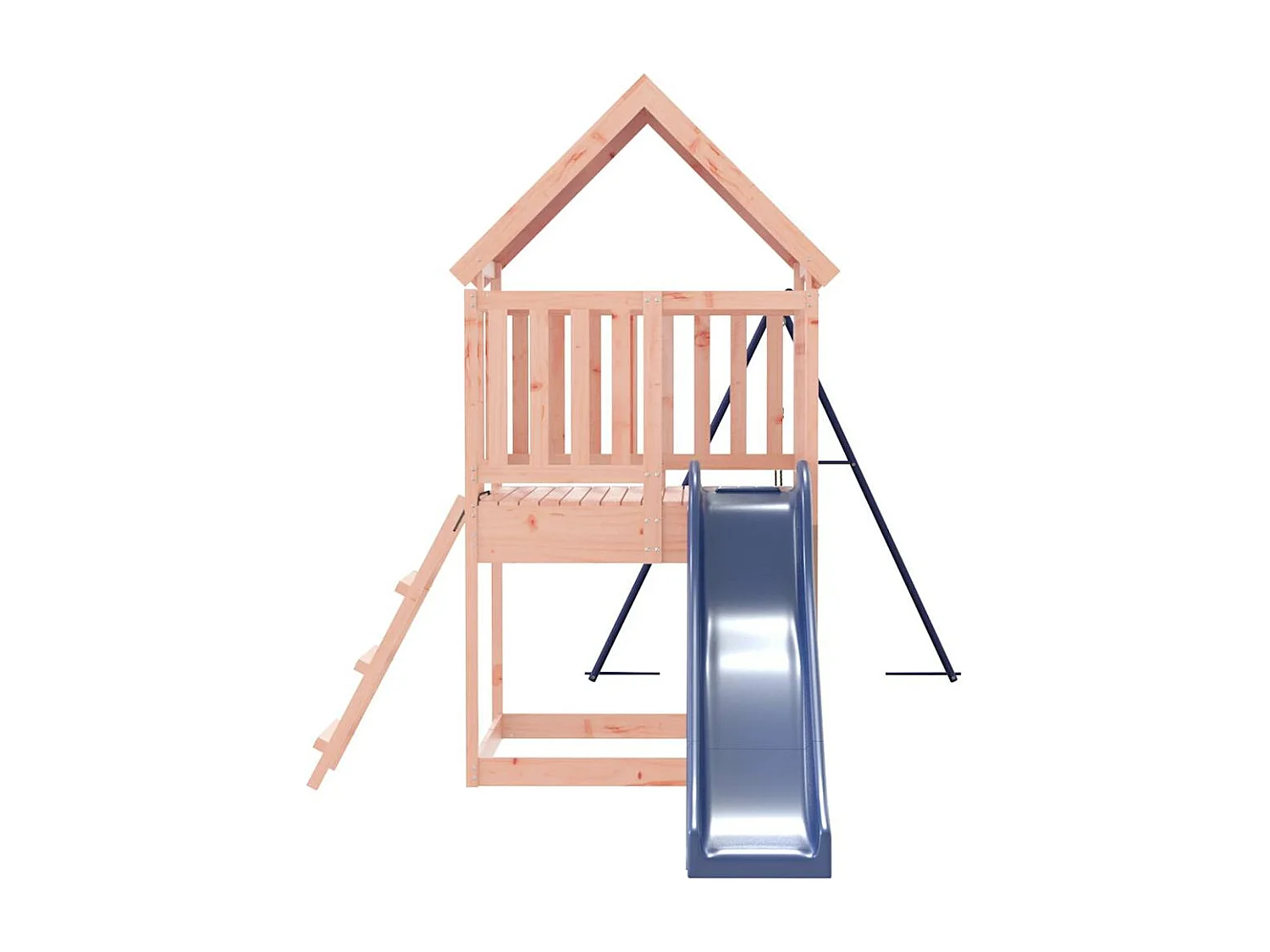 Parque infantil ao ar livre em madeira maciça Douglas