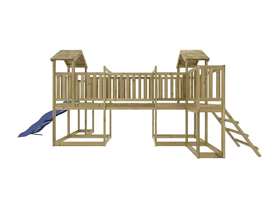 Aire de jeux d'extérieur bois de pin imprégné