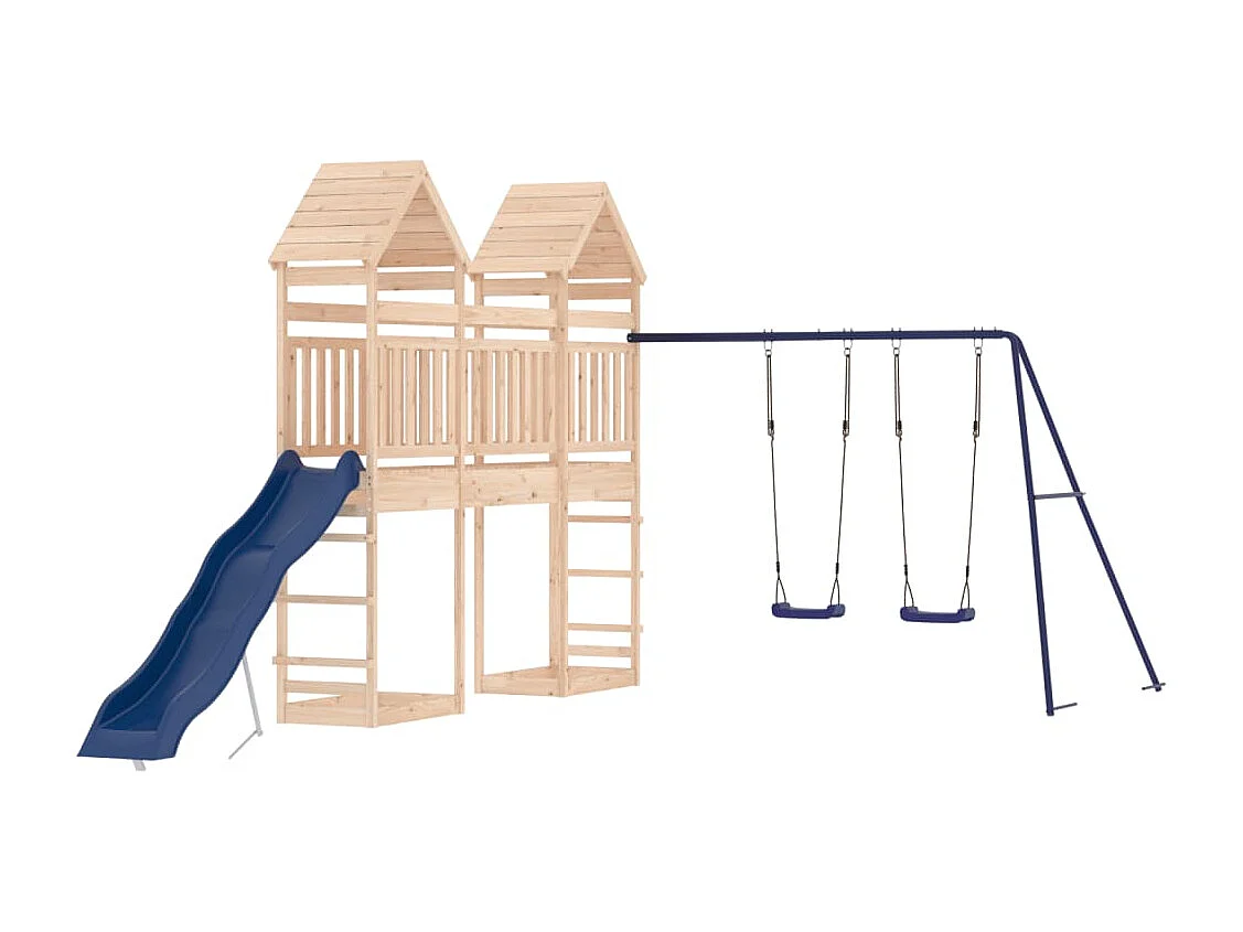 Aire de jeux d'extérieur bois de pin massif