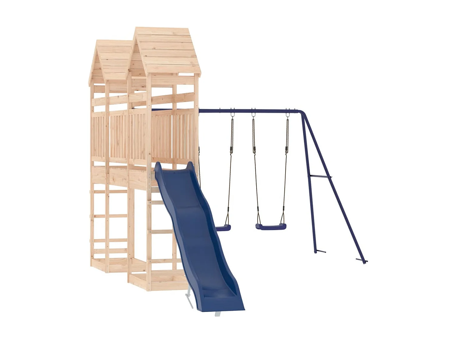 Aire de jeux d'extérieur bois de pin massif