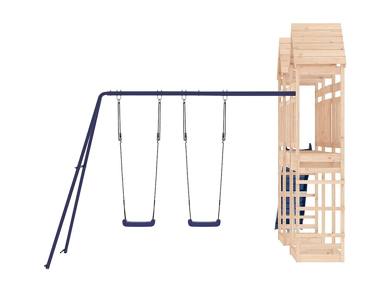 Aire de jeux d'extérieur bois de pin massif