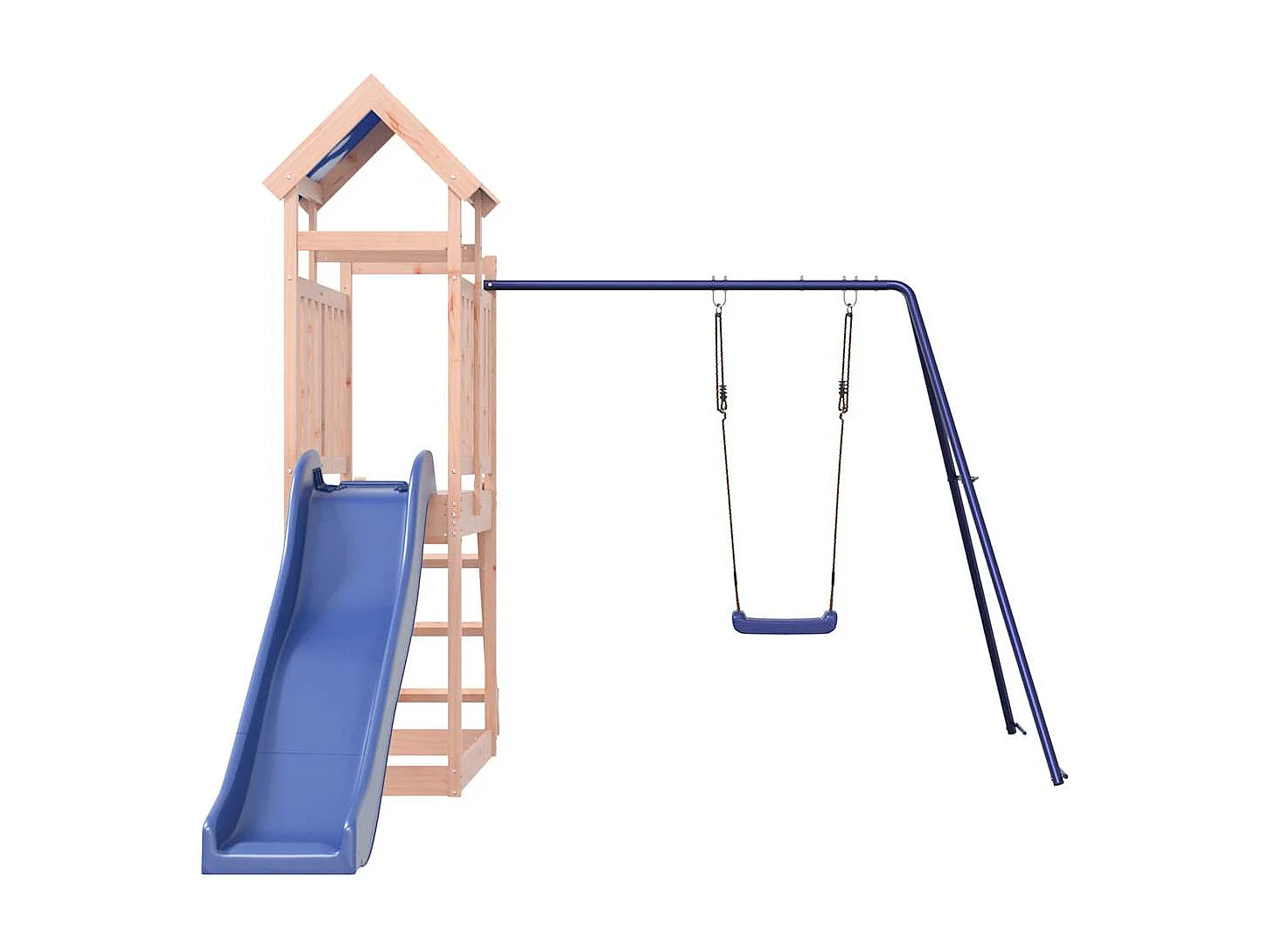 Parque infantil ao ar livre em madeira maciça Douglas