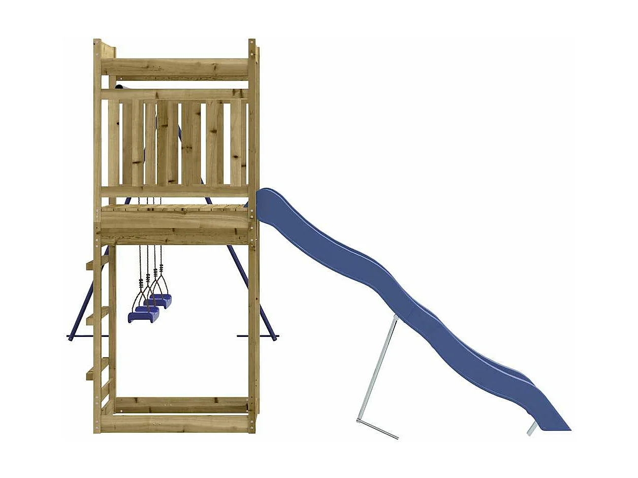 Aire de jeux d'extérieur bois de pin imprégné