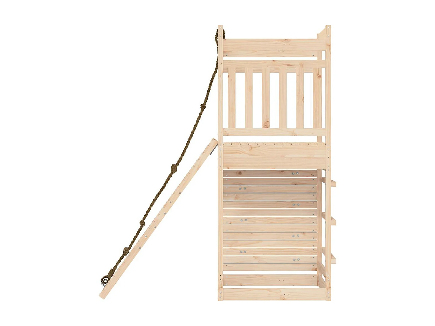 Parco giochi all'aperto in legno massello di pino