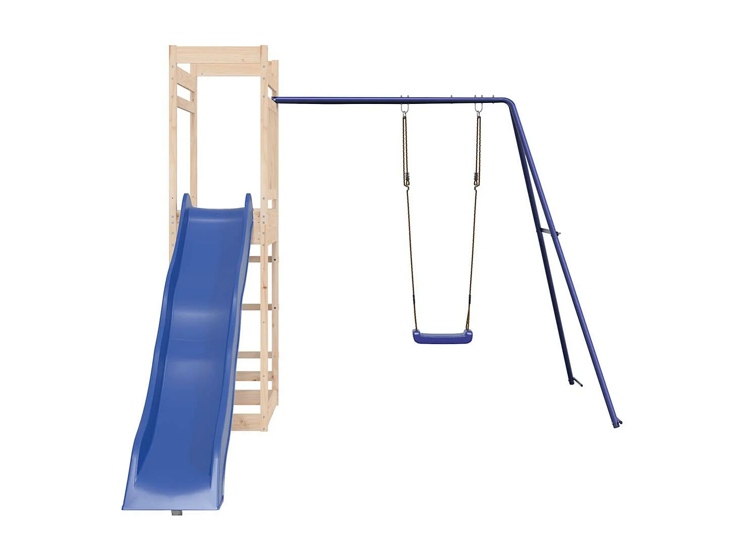 Parco giochi all'aperto in legno massello di pino