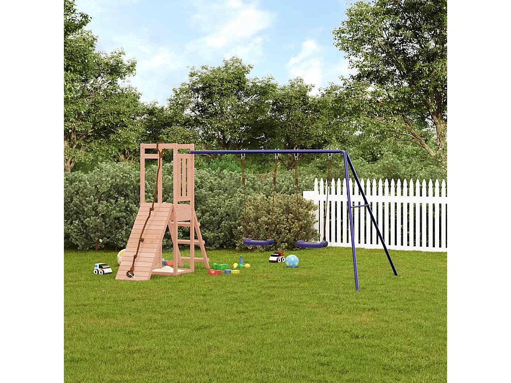 Aire de jeux d'extérieur bois massif de douglas