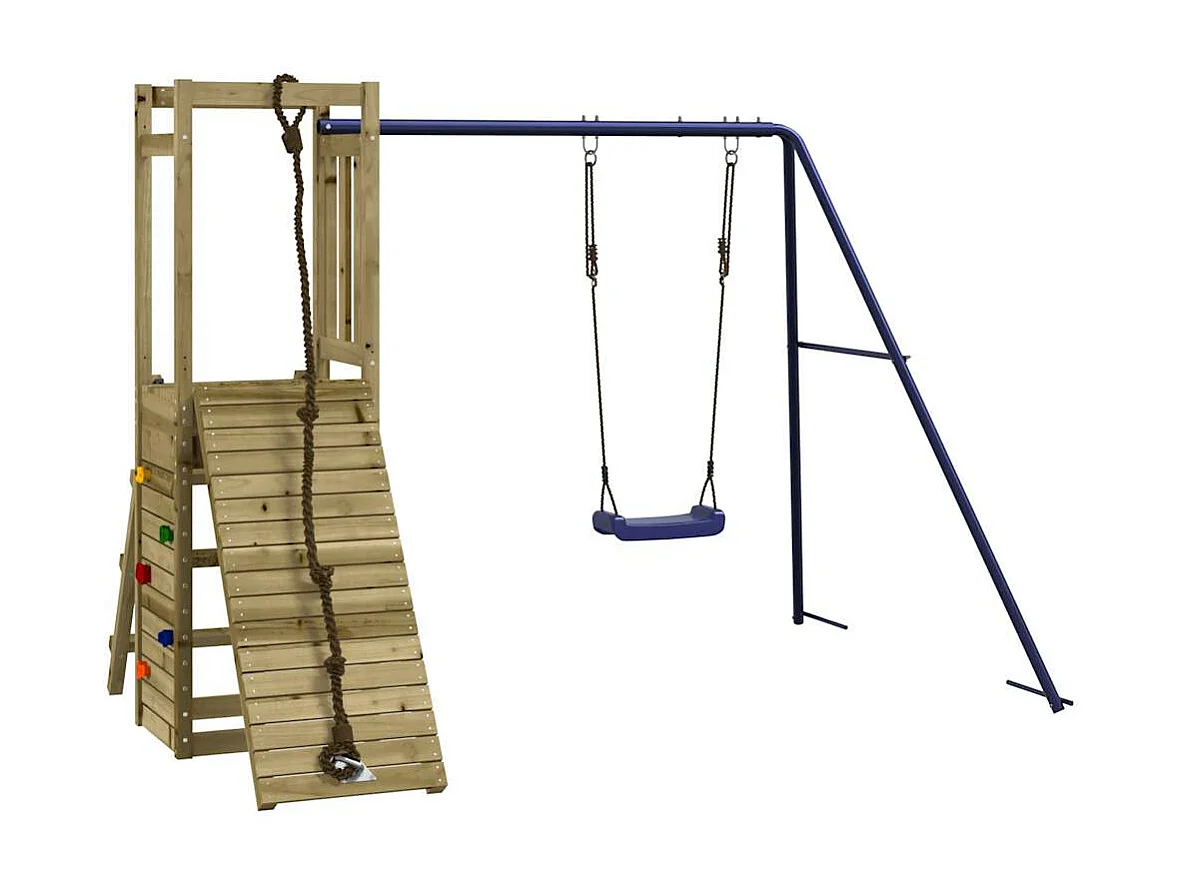 Aire de jeux d'extérieur bois de pin imprégné