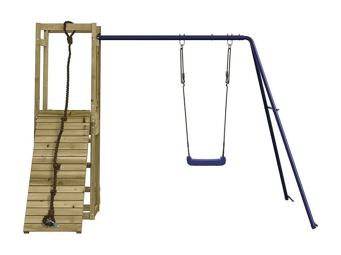 Aire de jeux d'extérieur bois de pin imprégné