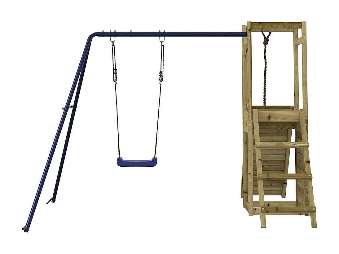 Aire de jeux d'extérieur bois de pin imprégné