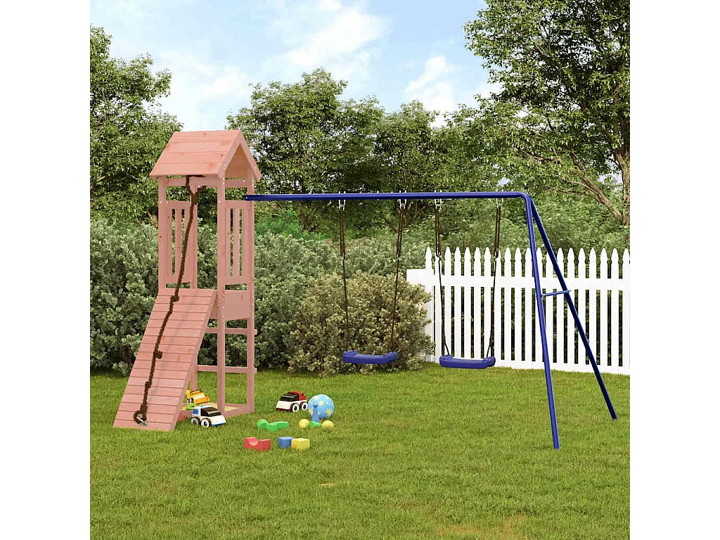 Aire de jeux d'extérieur bois massif de douglas