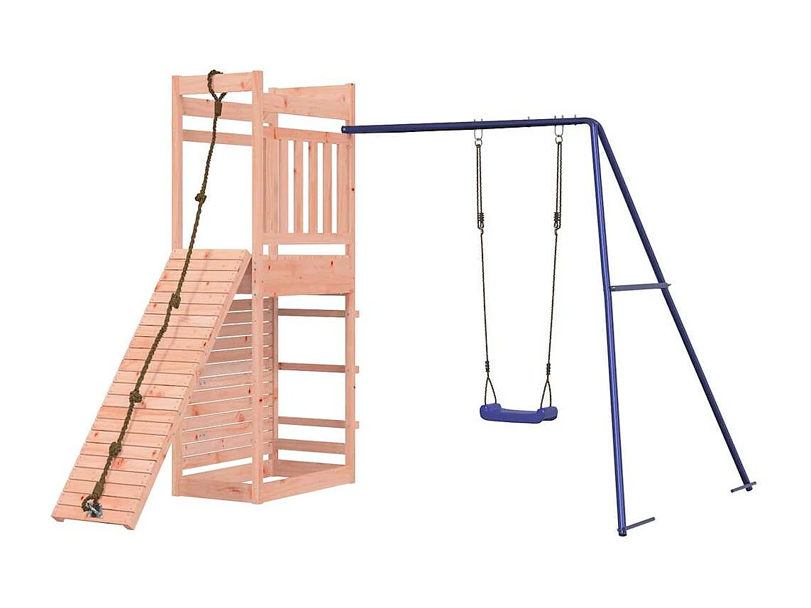 Parco giochi all'aperto in legno massello di douglas