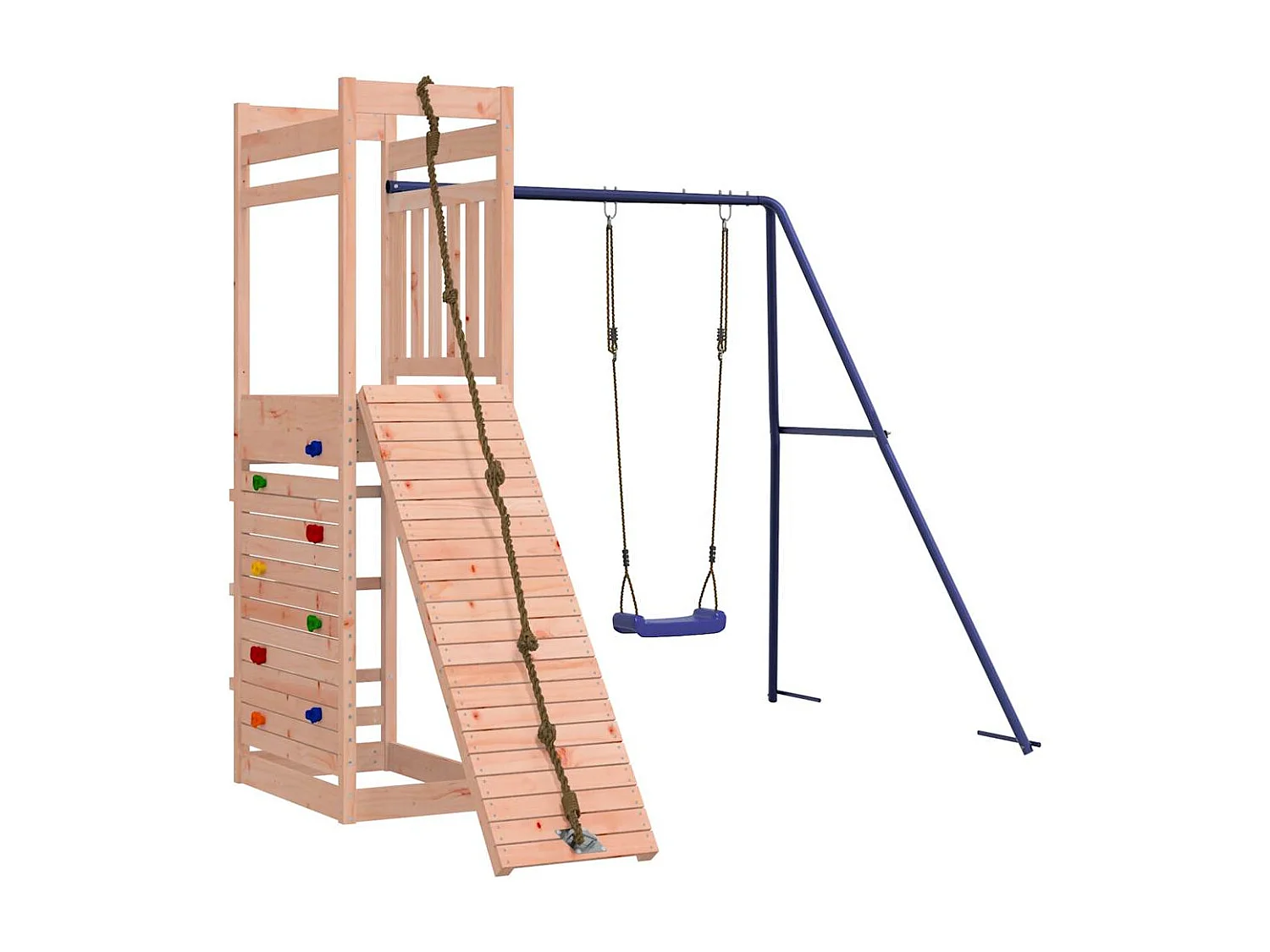 Parco giochi all'aperto in legno massello di douglas