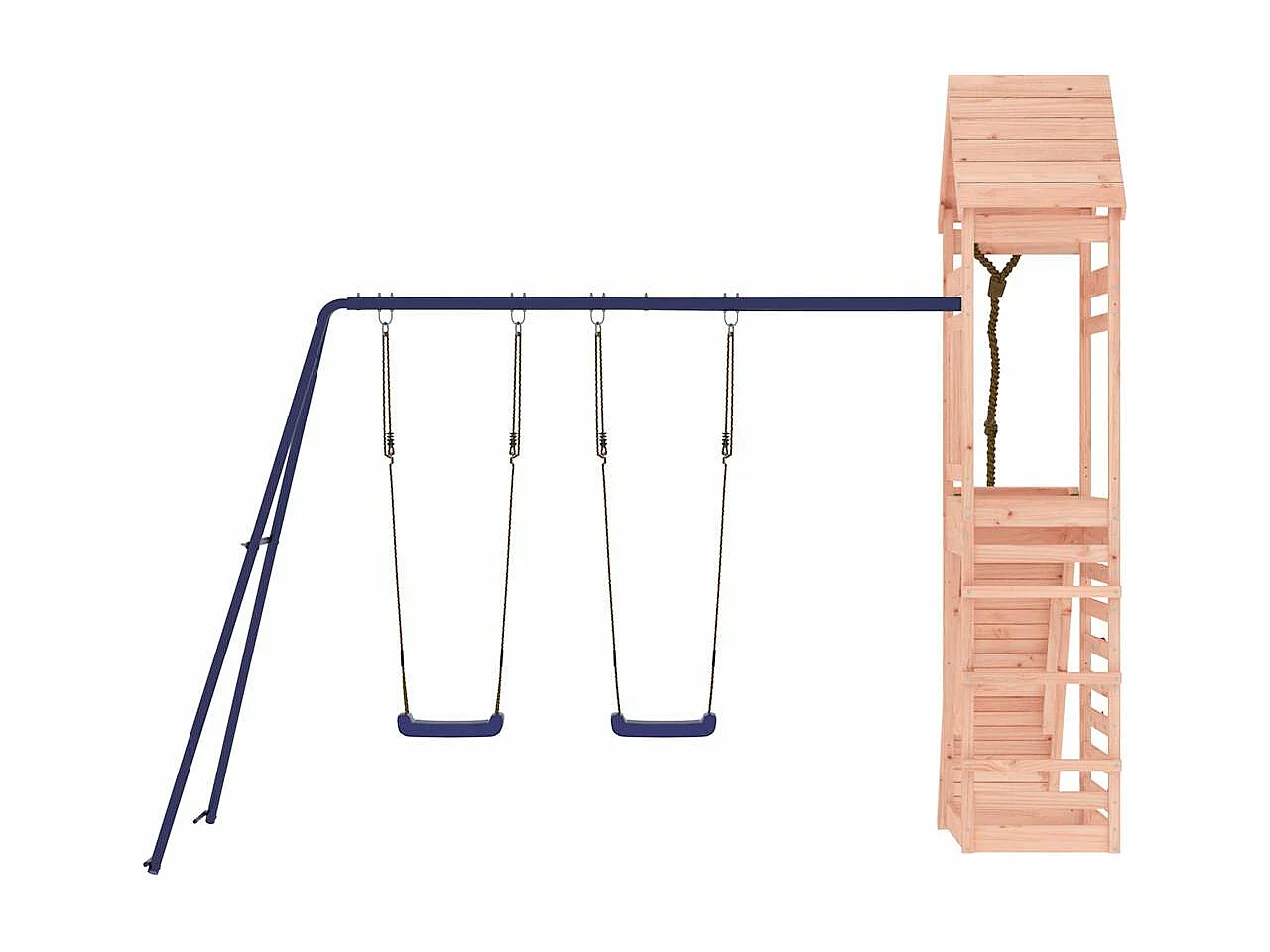 Parco giochi all'aperto in legno massello di douglas