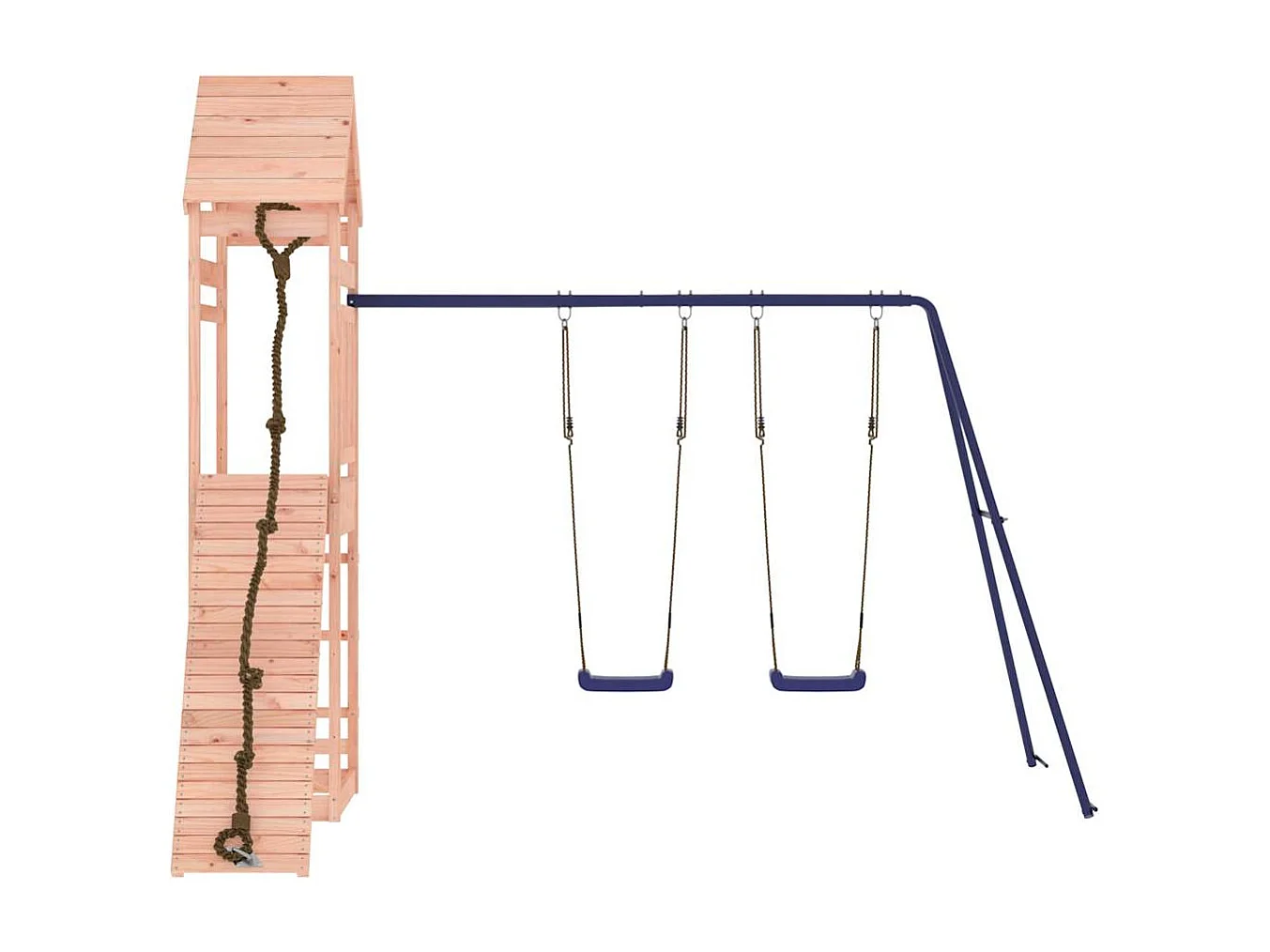 Parco giochi all'aperto in legno massello di douglas
