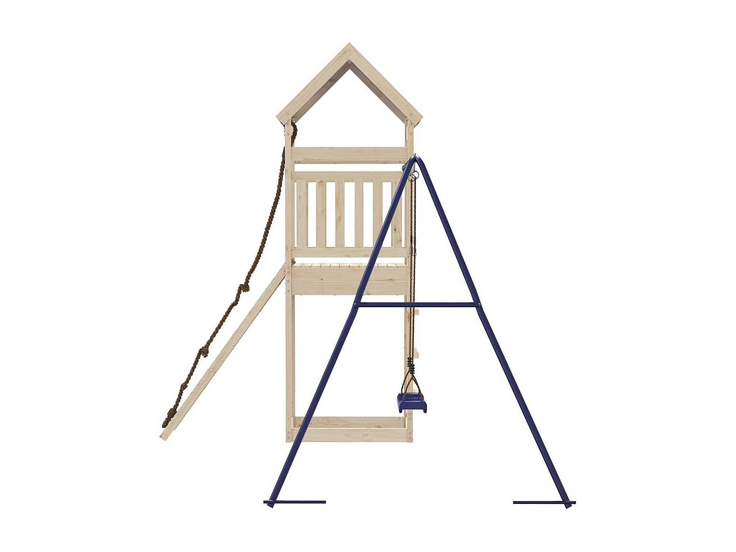 Parque infantil exterior em madeira de pinho maciça