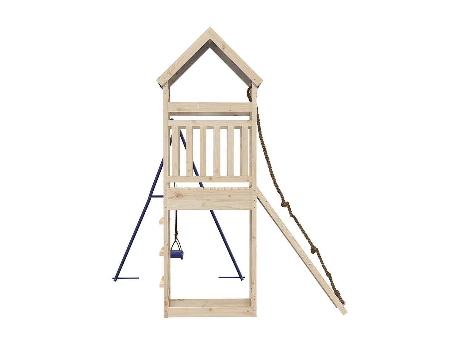 Parque infantil exterior em madeira de pinho maciça