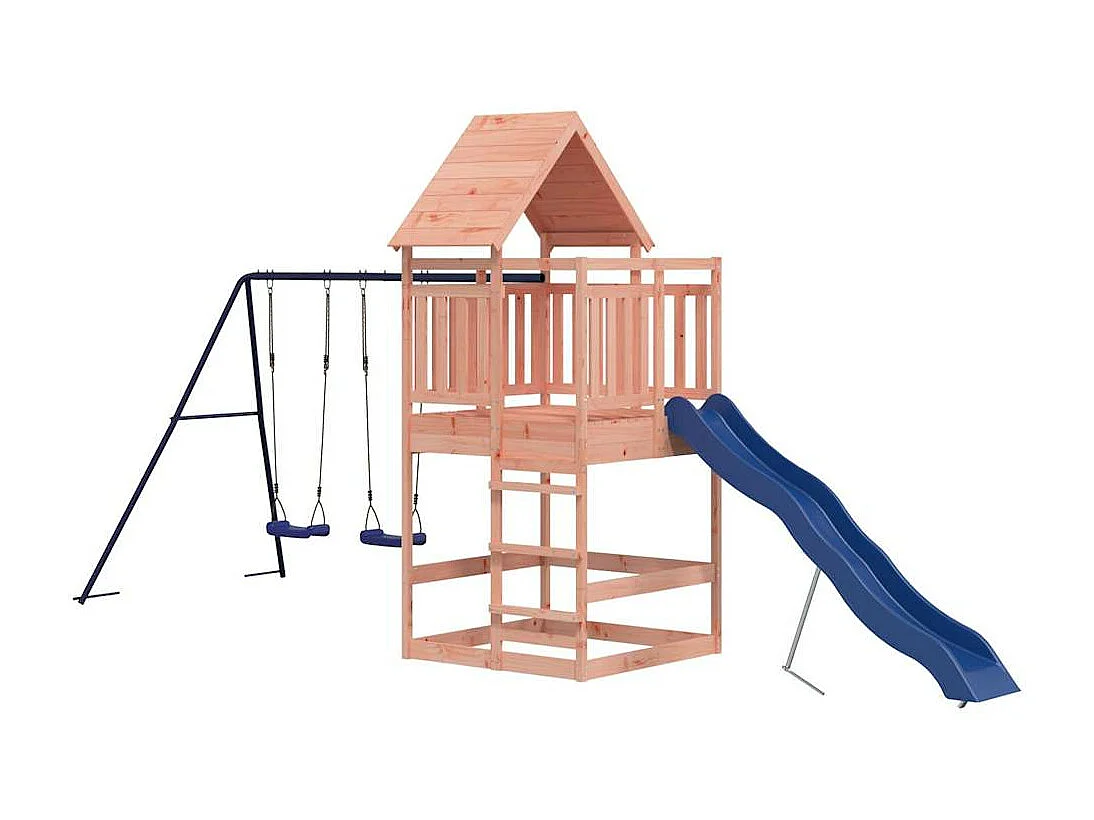 Parco giochi all'aperto in legno massello di douglas