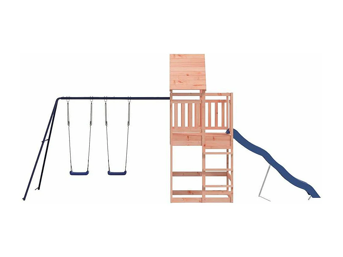 Parco giochi all'aperto in legno massello di douglas