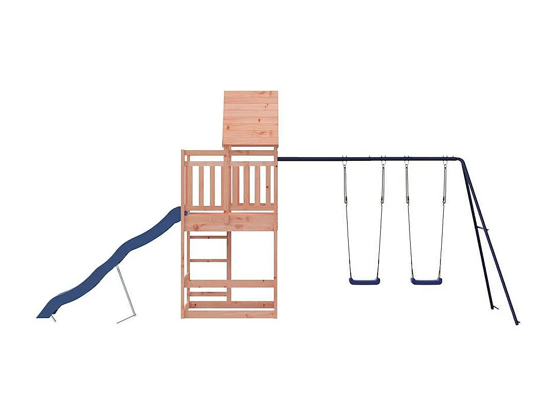 Parco giochi all'aperto in legno massello di douglas