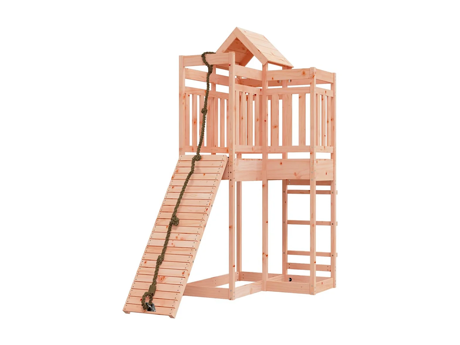 Maisonnette de jeu avec mur d'escalade bois massif Douglas