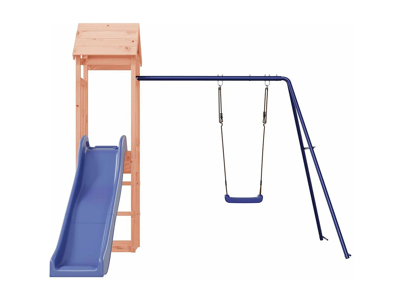 Parque infantil ao ar livre em madeira maciça Douglas