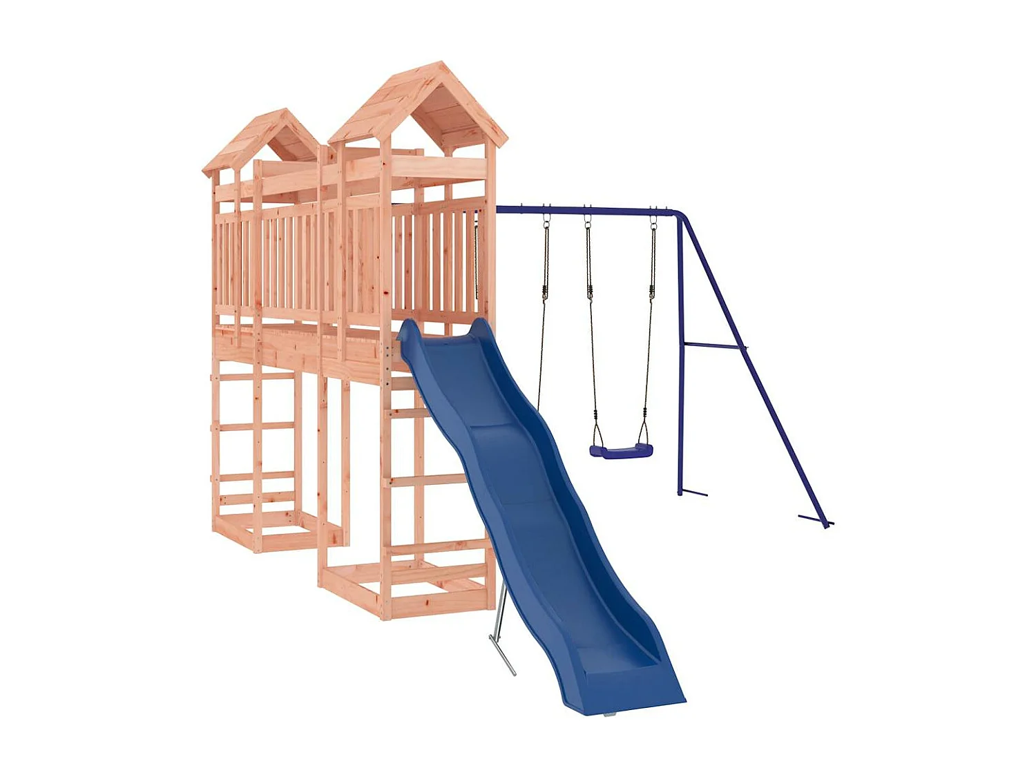 Parco giochi all'aperto in legno massello di douglas