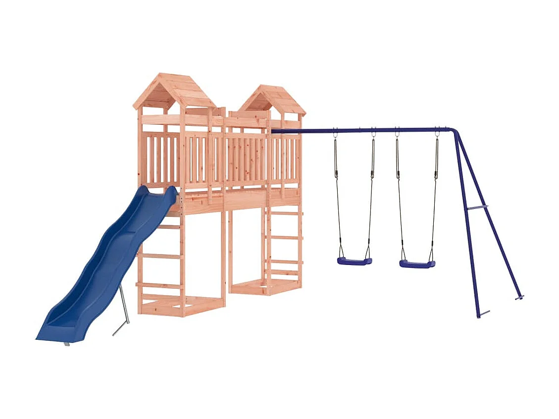 Parco giochi all'aperto in legno massello di douglas