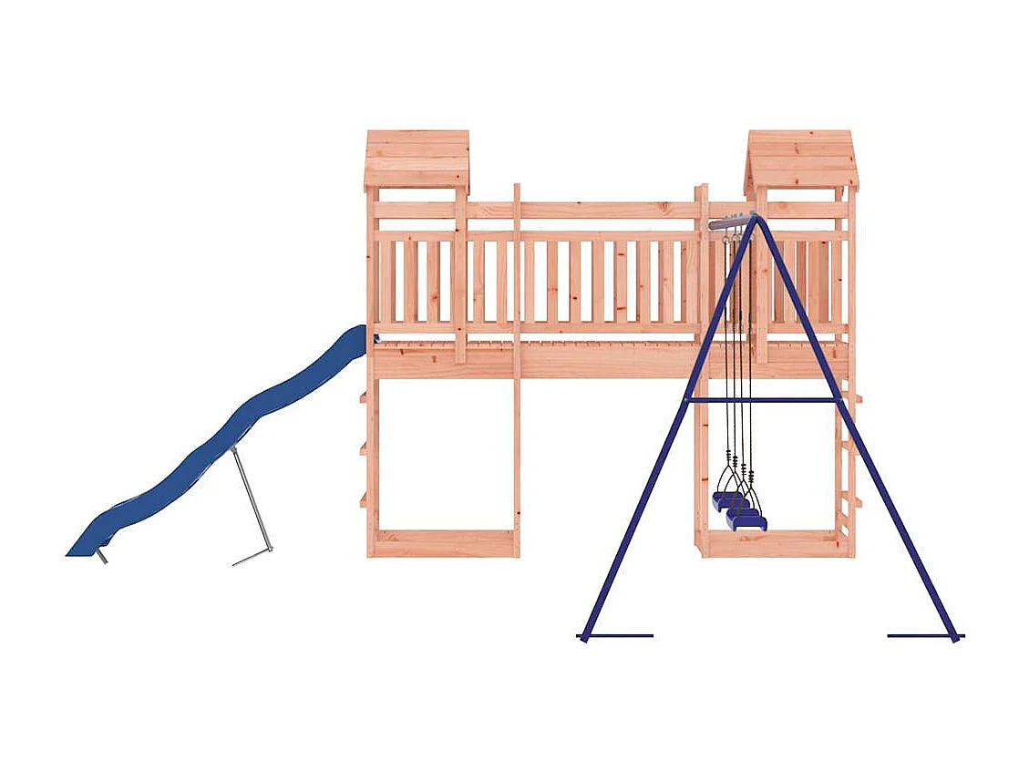 Parco giochi all'aperto in legno massello di douglas